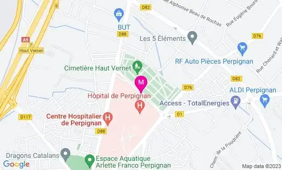 Localisation Dr Claire Anquetil