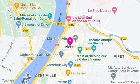 Localisation Dr Laurence Gury