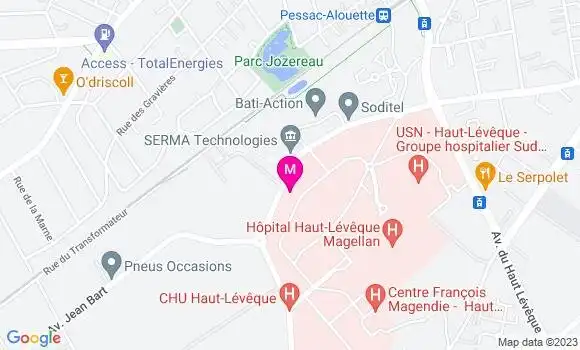 Localisation Dr Margot De Pomyers