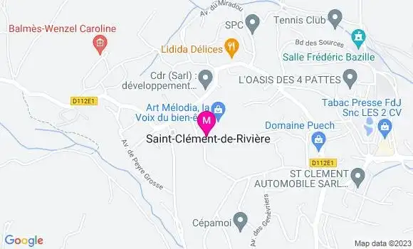 Localisation Dr Tiffany Masson