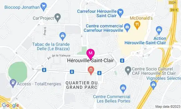 Localisation Dr Caroline Hall