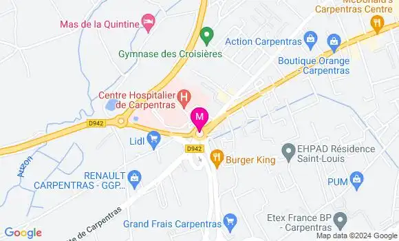 Localisation Dr Yves Ducep
