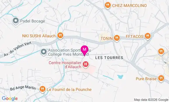 Localisation Dr Ceciline Vignon