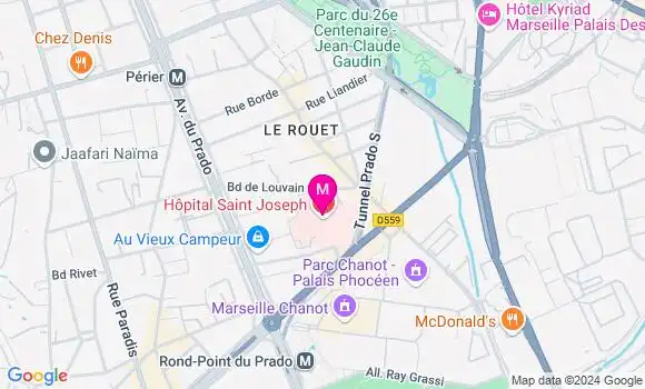 Localisation Dr Manon Frebourg