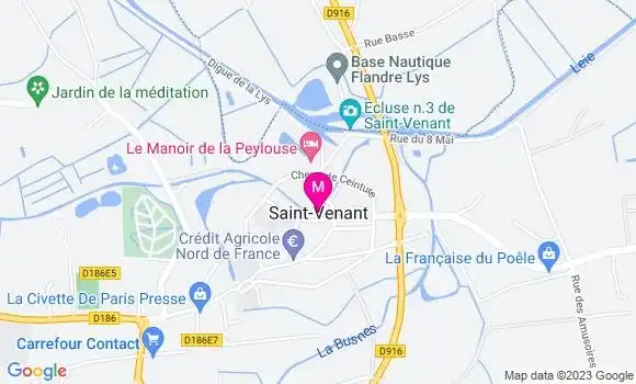 Localisation Dr Pauline Catoire