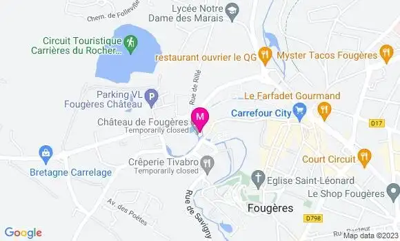 Localisation Dr Annie Gouezec