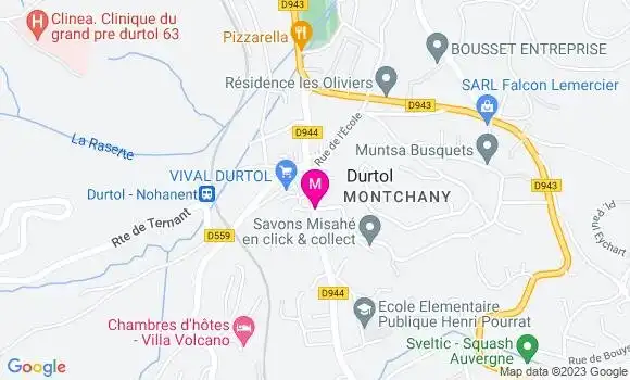 Localisation Dr Geraud Grangeon