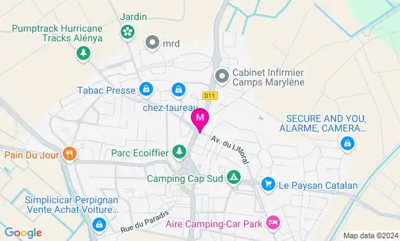 Localisation Dr Nuvia Rill Caignet