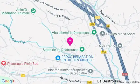 Localisation Dr Francesca Allidi