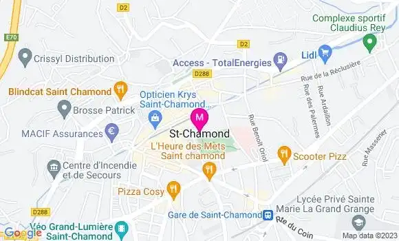 Localisation Dr Lise Lanfant