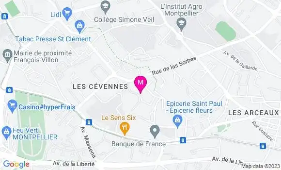 Localisation Dr Jerome Larche