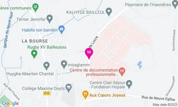 Localisation Dr Damien Houque