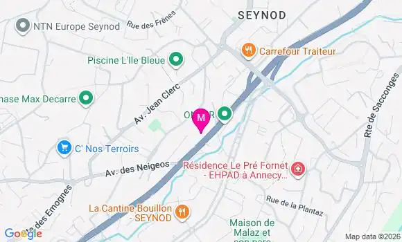 Localisation Dr Arnaud Michalon