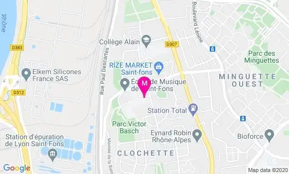 Localisation Dr Pascale Ruhla