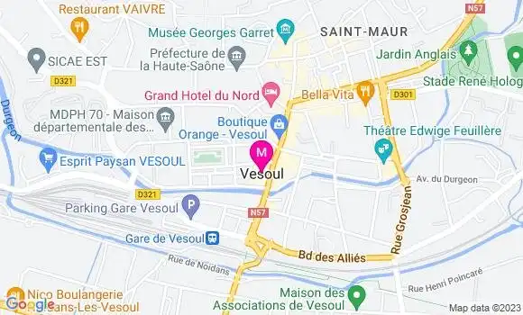 Localisation Dr Julie Chenut