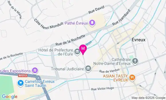Localisation Dr Justine Bloquel
