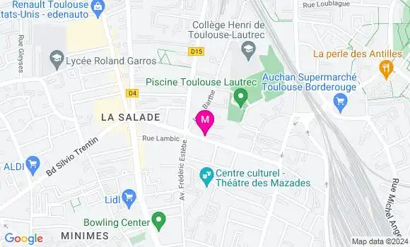 Localisation Dr Nicolas Dedieu Cristante