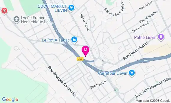 Localisation Dr Pascal Courcol