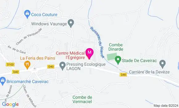 Localisation Dr Sophie Bregier