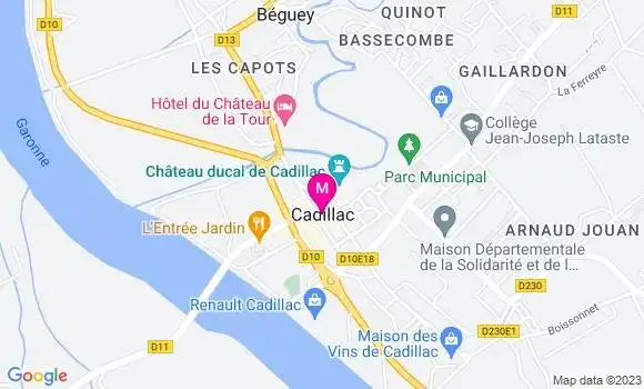 Localisation Dr Claire Belalbre