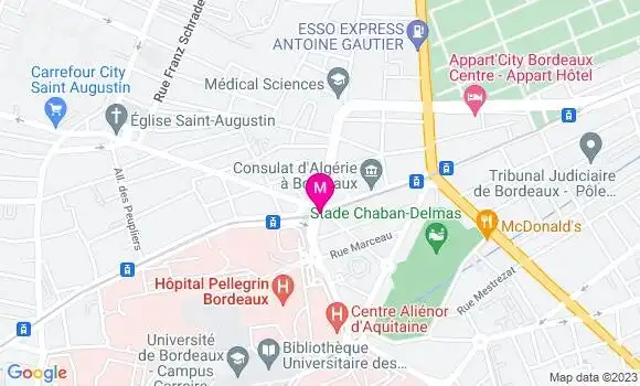 Localisation Dr Benjamin Garreau