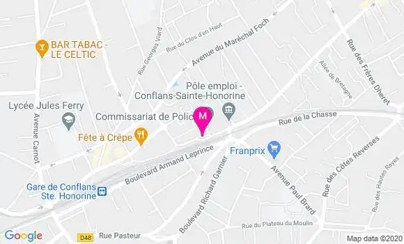 Localisation Dr Maria Delia Marsaux