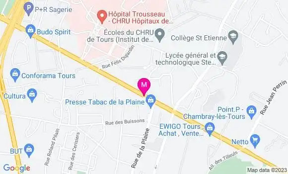 Localisation Dr Thibault Kervarrec