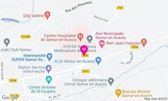 Localisation Dr Thibaut Rollat