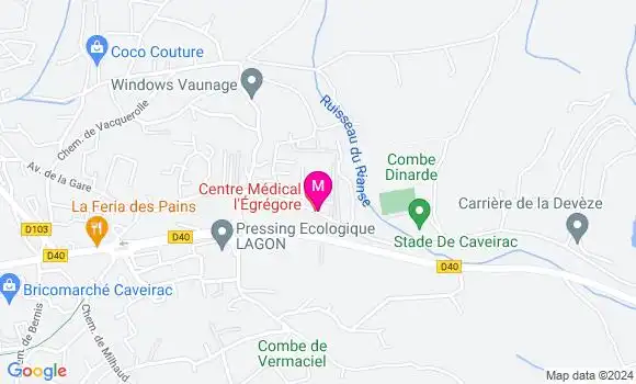 Localisation Dr Thierry Jean Marc Baumes