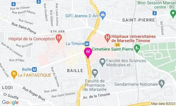 Localisation Dr Matthieu Million
