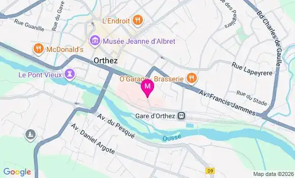 Localisation Dr Adrien Pane
