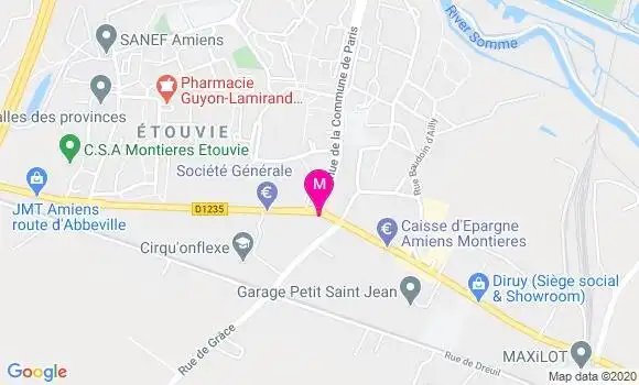Localisation Dr Alain Barbieux