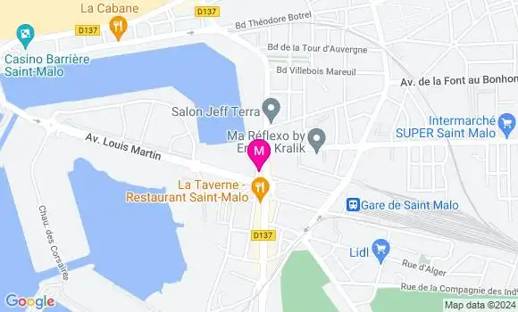 Localisation Dr Lucile Berteau