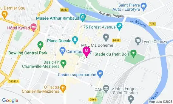 Localisation Dr Claire Champomier