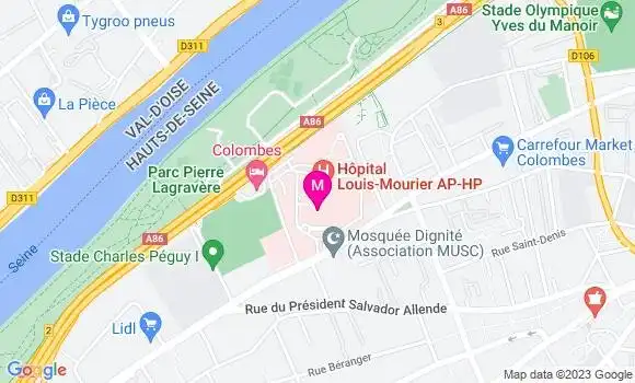 Localisation Dr Eva Gombert