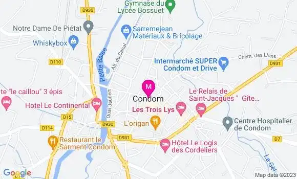 Localisation Dr Laurent Carlier