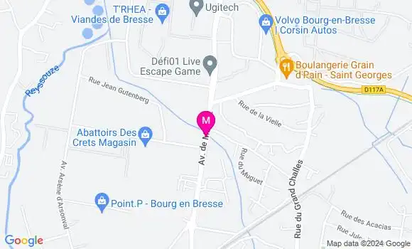 Localisation Dr Adrien Bour