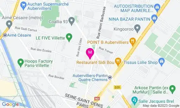 Localisation Dr Myriam Semani