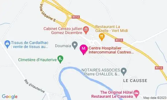 Localisation Dr Alex Matthys