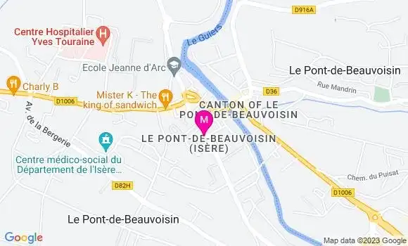 Localisation Dr Didier Carrier