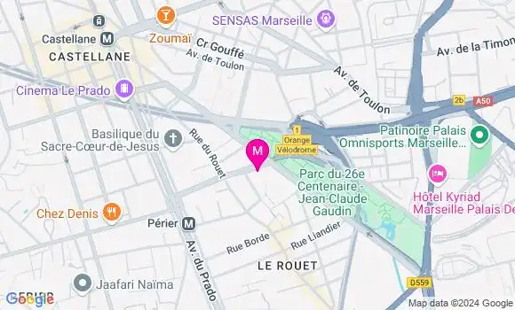 Localisation Dr Maryam Oudyi