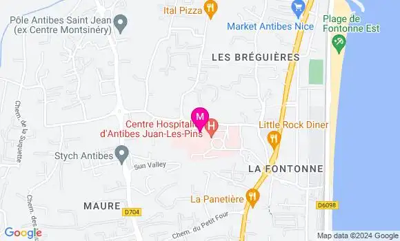 Localisation Dr Anne Laure Dessoy