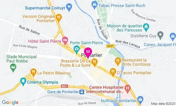 Localisation Dr Isabelle Grislin