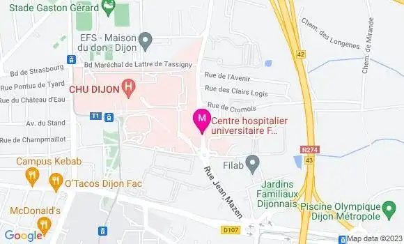 Localisation Dr Julie Blanc