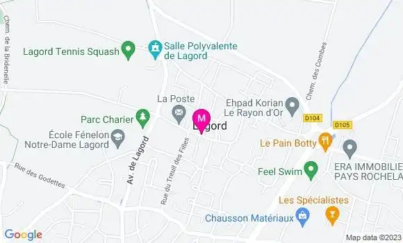 Localisation Dr Aurelie Jazeron
