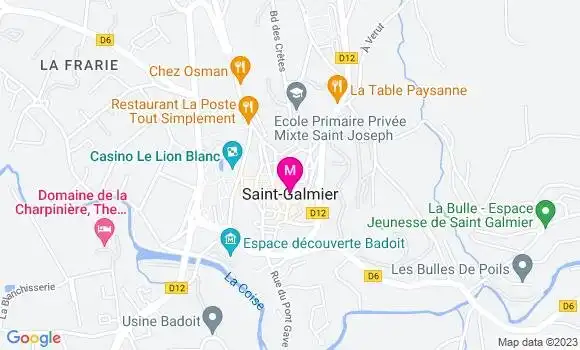 Localisation Dr Julie Bajard