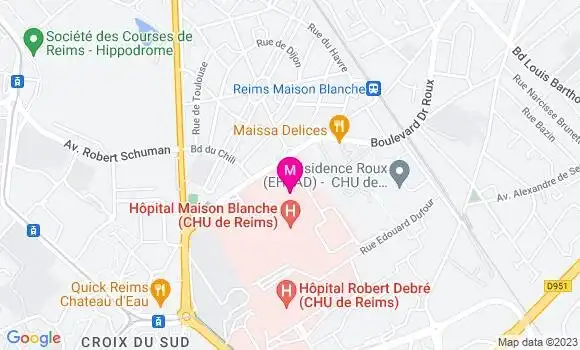 Localisation Dr Eloise Bauduin