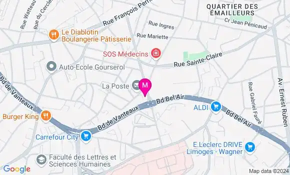 Localisation Dr Myriam Cavalier