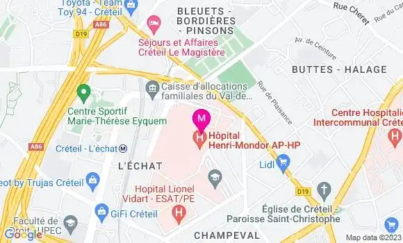 Localisation Dr Anna Martin