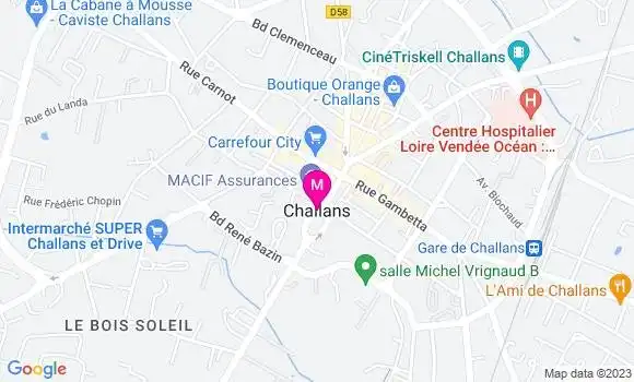 Localisation Dr Valentin Duffieux